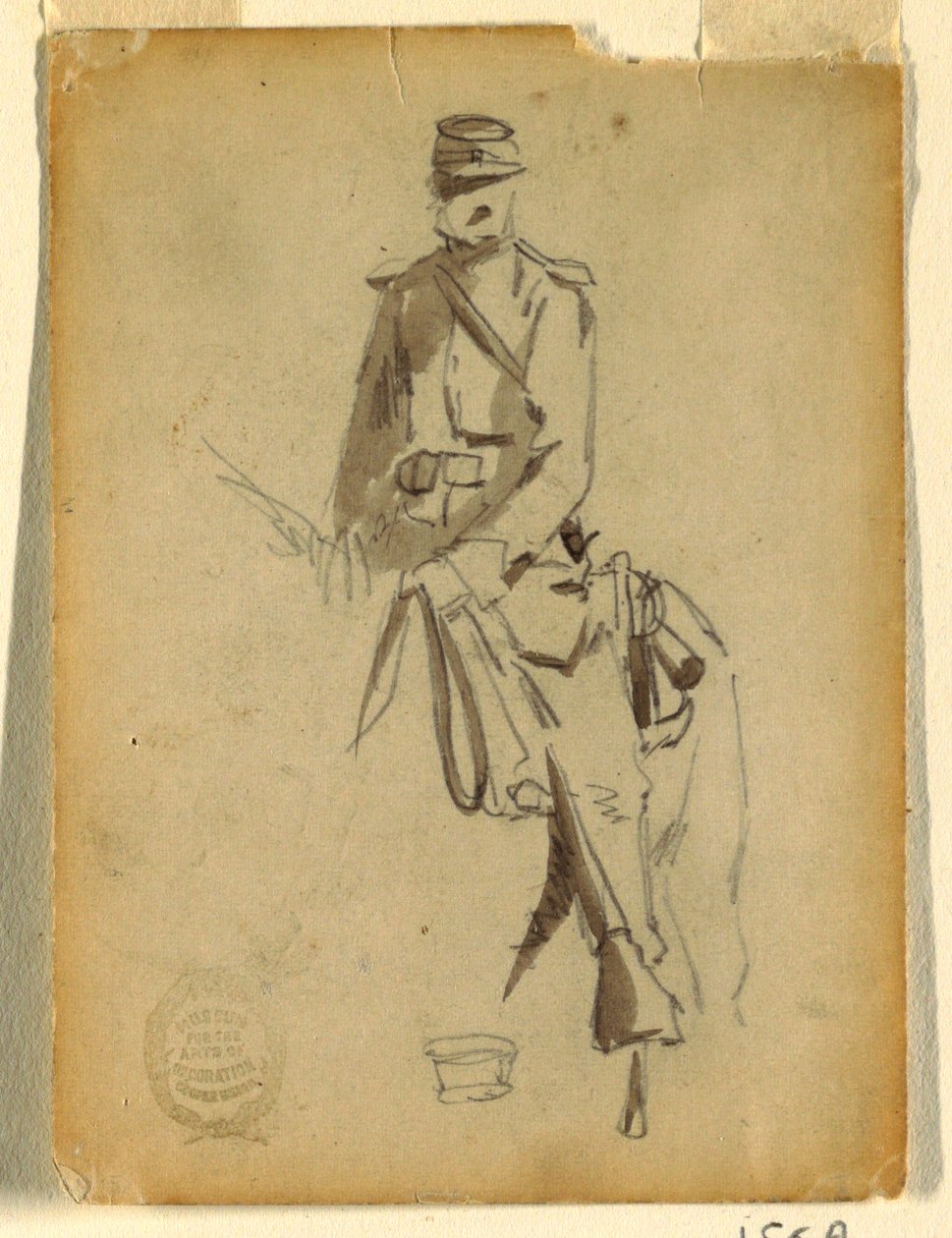 Mounted Cavalry Officer, 1862 by Winslow Homer