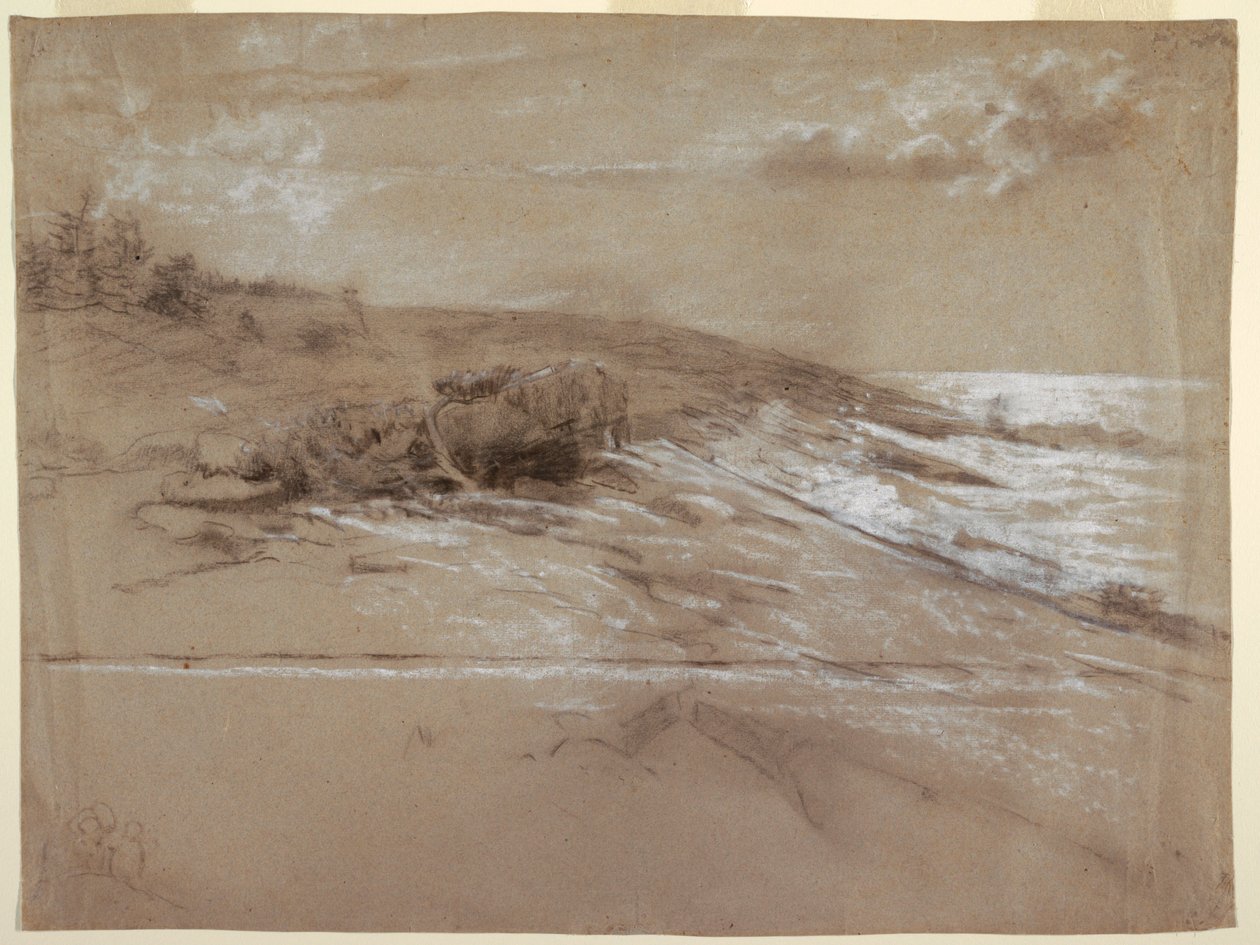 Seacoast with Scrub Pines, Prout