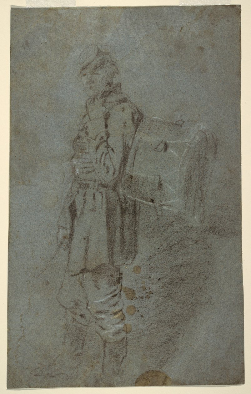 Side View of a Drummer, ca. 1864 by Winslow Homer