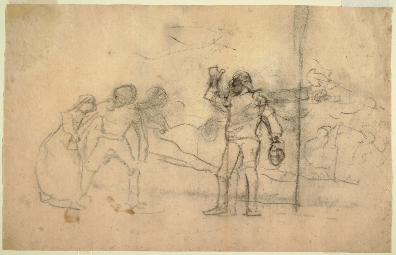 Sketch for "The Wreck", 1881 by Winslow Homer