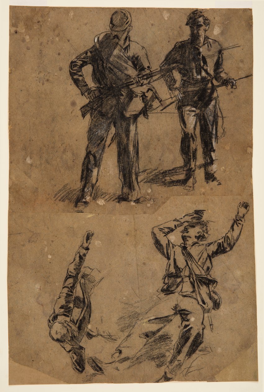 Studies of Soldiers, 1863–65 by Winslow Homer