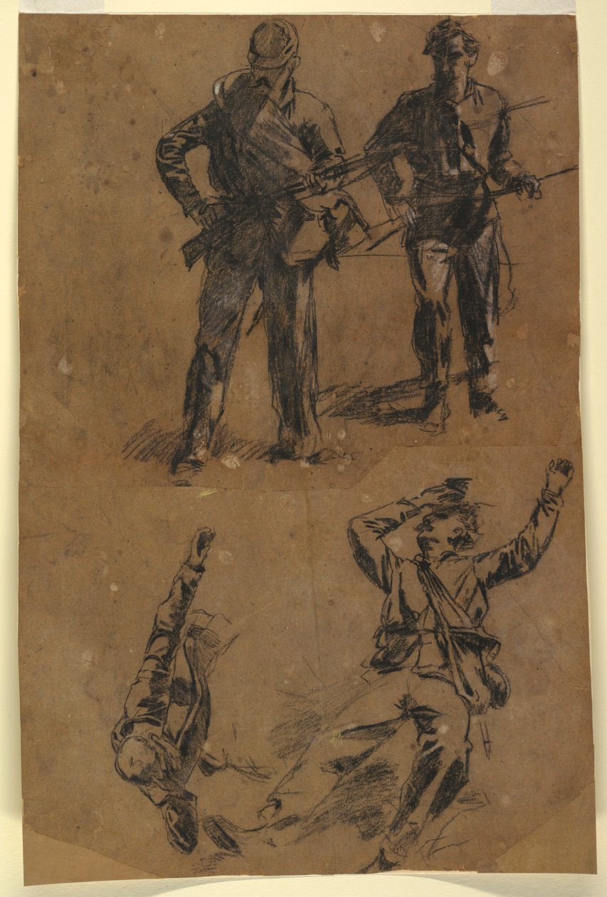 Studies of Soldiers, 1863–65 by Winslow Homer