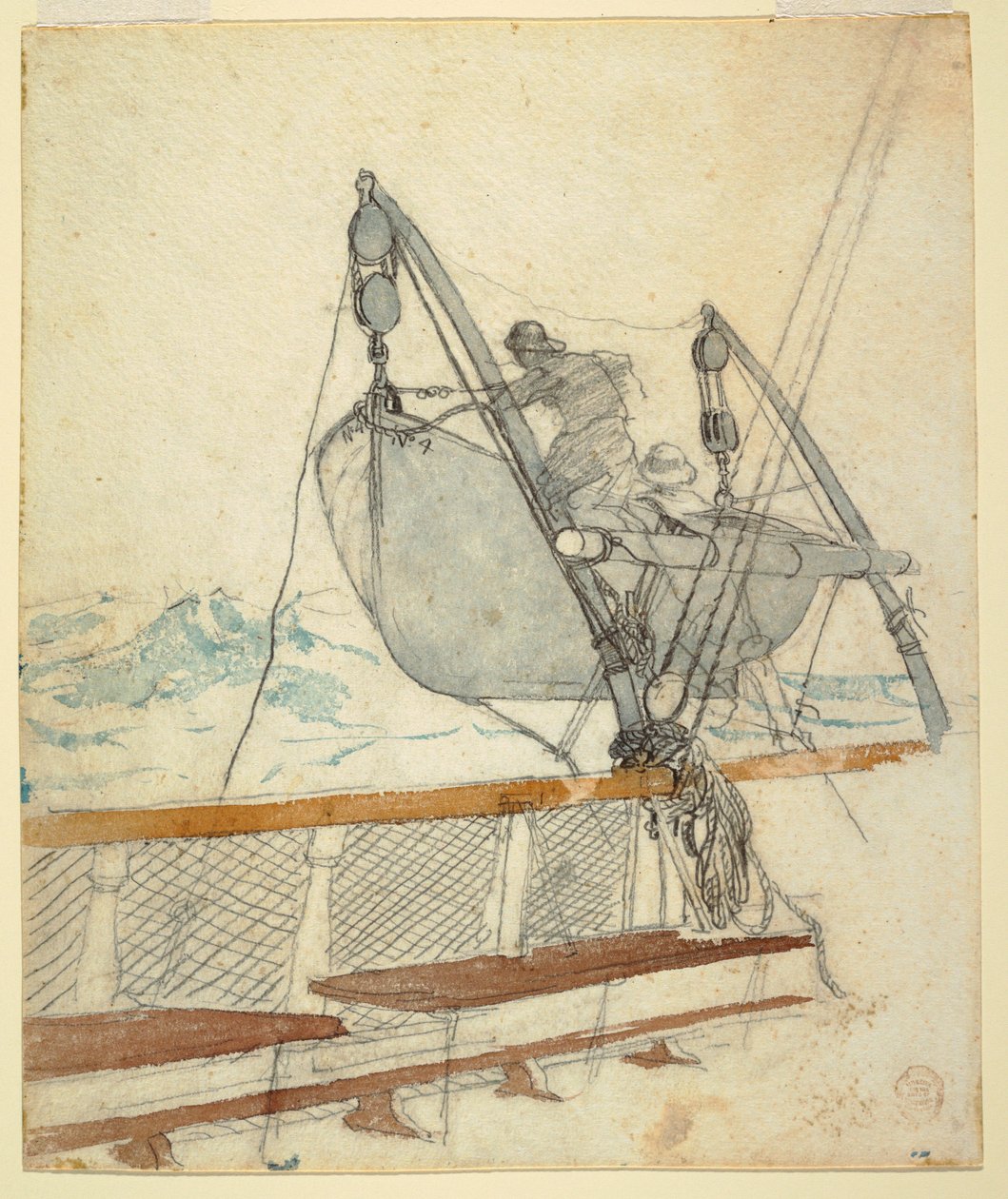 Study for "The Signal of Distress", 1881 by Winslow Homer