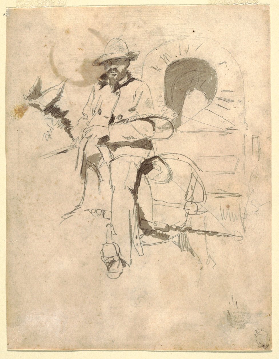 Study of an African-American Teamster, ca. 1864 by Winslow Homer