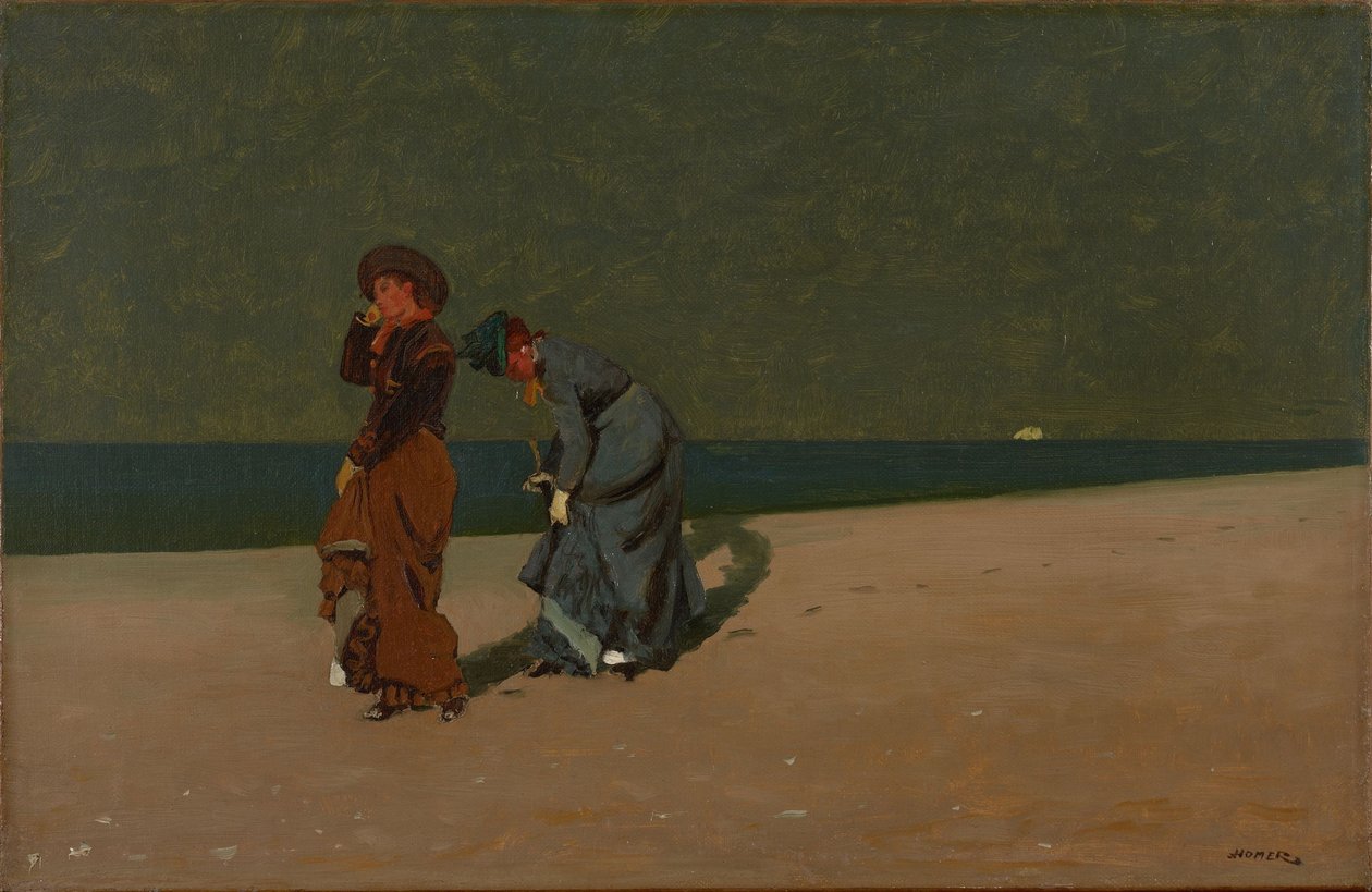 Evening on the Beach by Winslow Homer