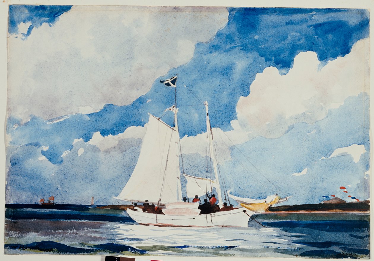 Fishing Schooner, Nassau by Winslow Homer