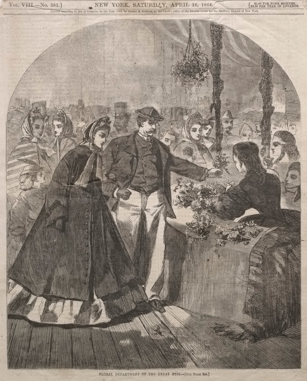 Floral Department of the Great Fair by Winslow Homer