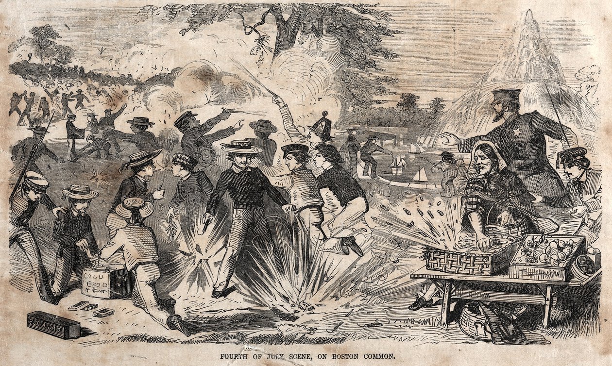 Fourth of July Scene, on Boston Common, 1859 by Winslow Homer