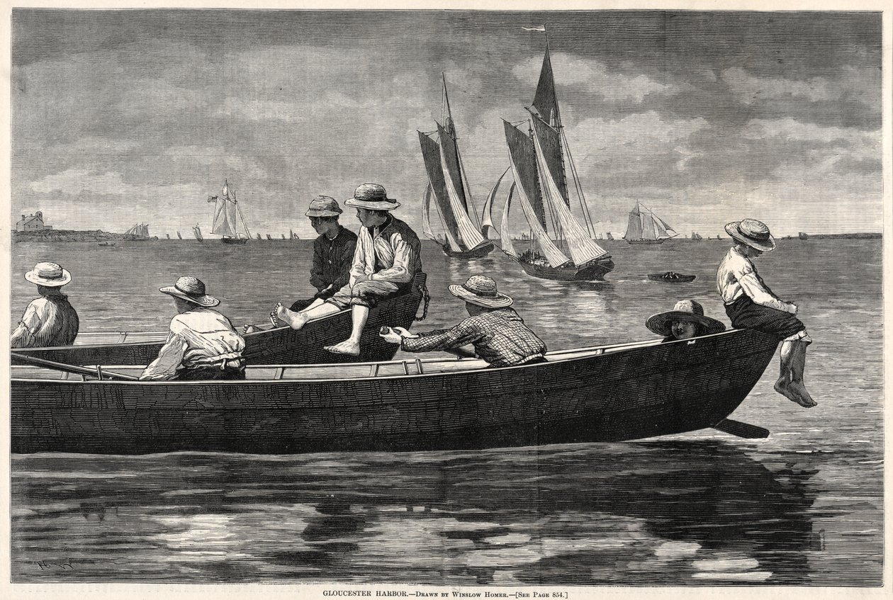 Gloucester Harbor by Winslow Homer