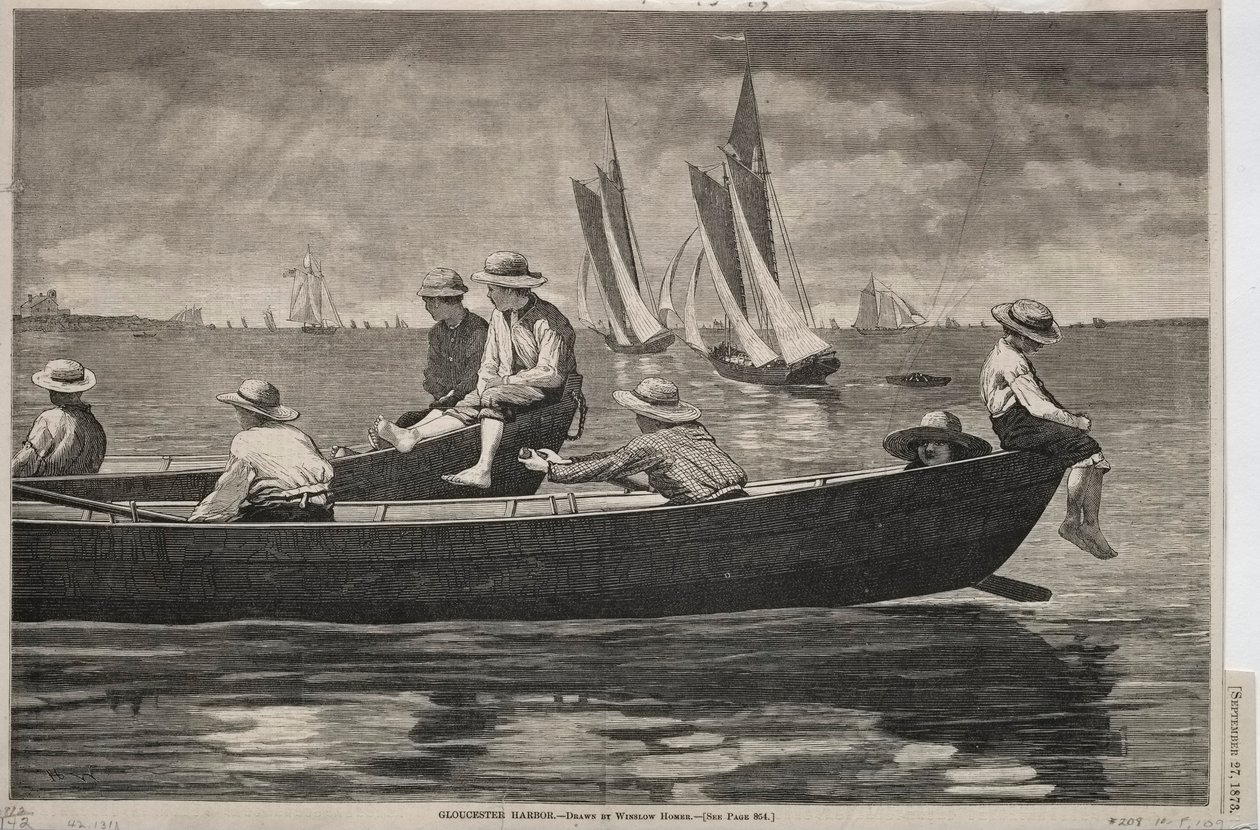 Gloucester Harbor by Winslow Homer