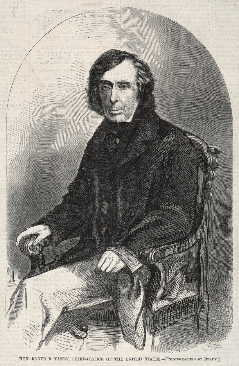 Hon. Roger B. Taney, Chief Justice of the United States by Winslow Homer