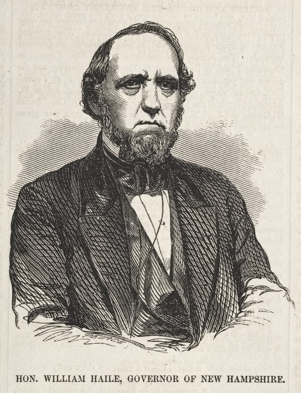 Hon. William Haile, Governor of New Hampshire by Winslow Homer