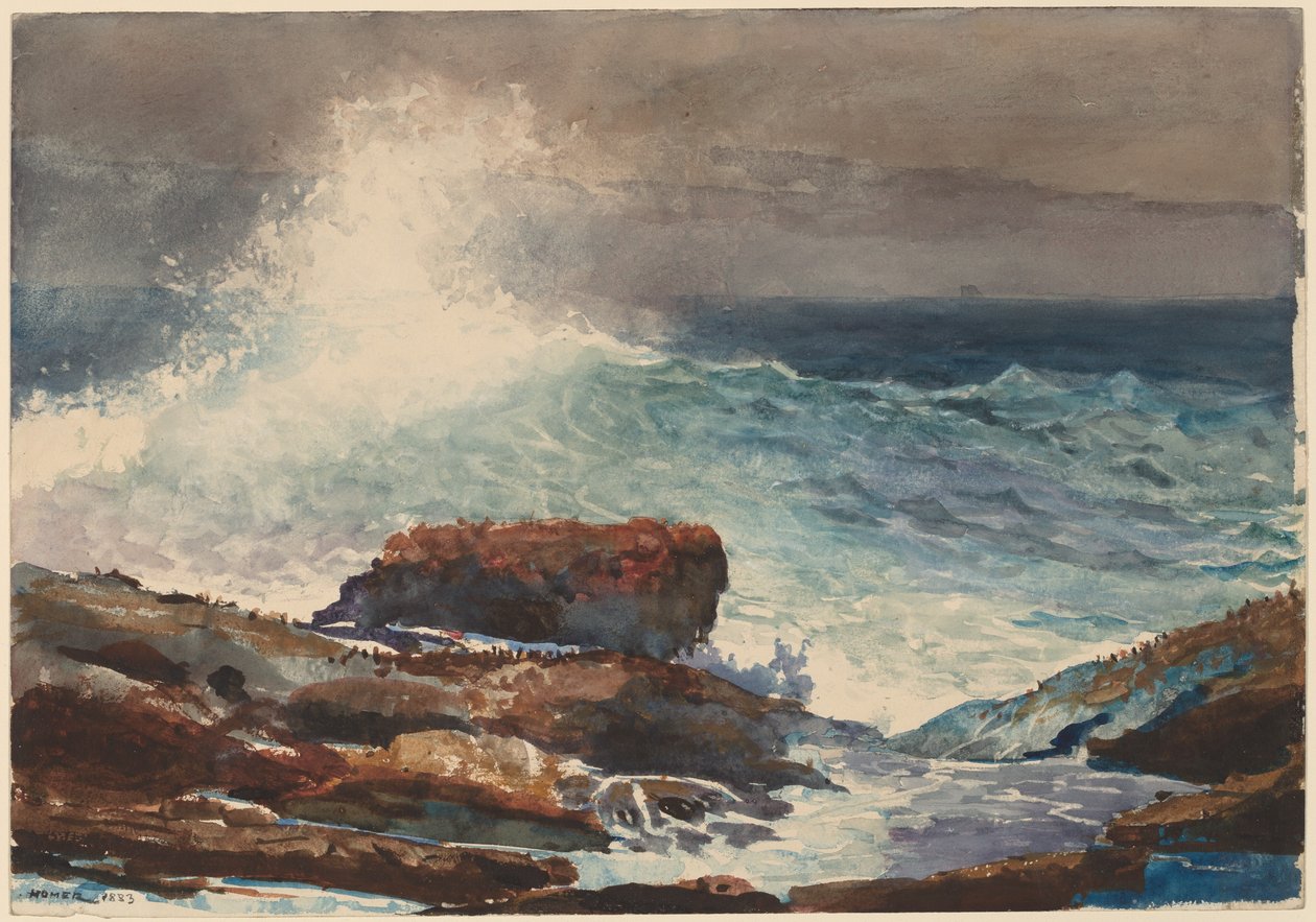 Incoming Tide, Scarboro, Maine by Winslow Homer
