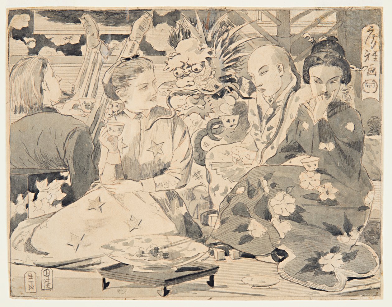 International Tea Party by Winslow Homer