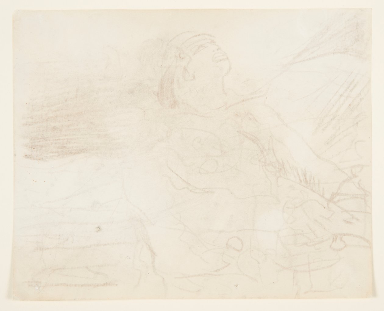 Man on a Deck Striking a Ship