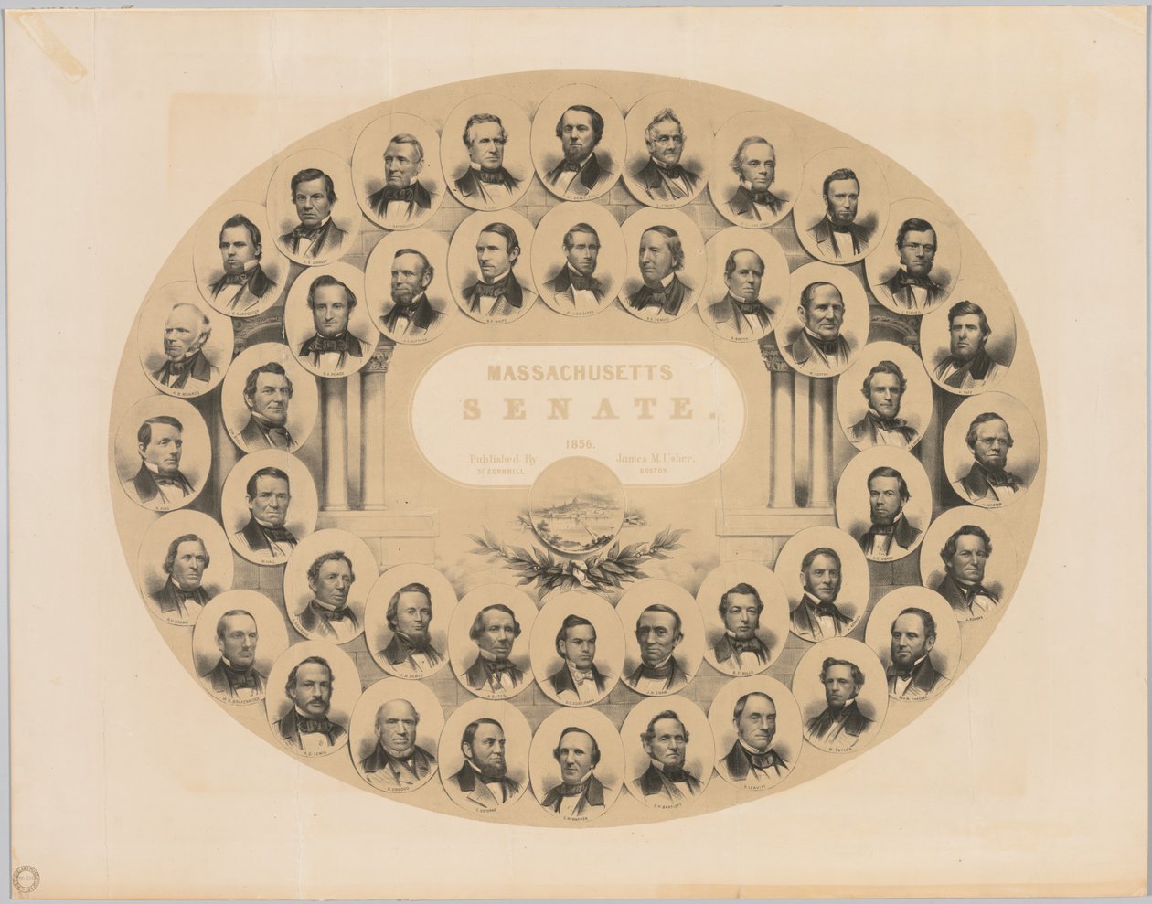Massachusetts Senate, 1856 by Winslow Homer