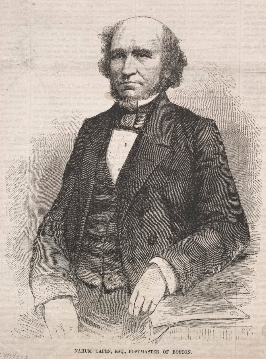 Nahum Capen, Esq., Postmaster of Boston by Winslow Homer