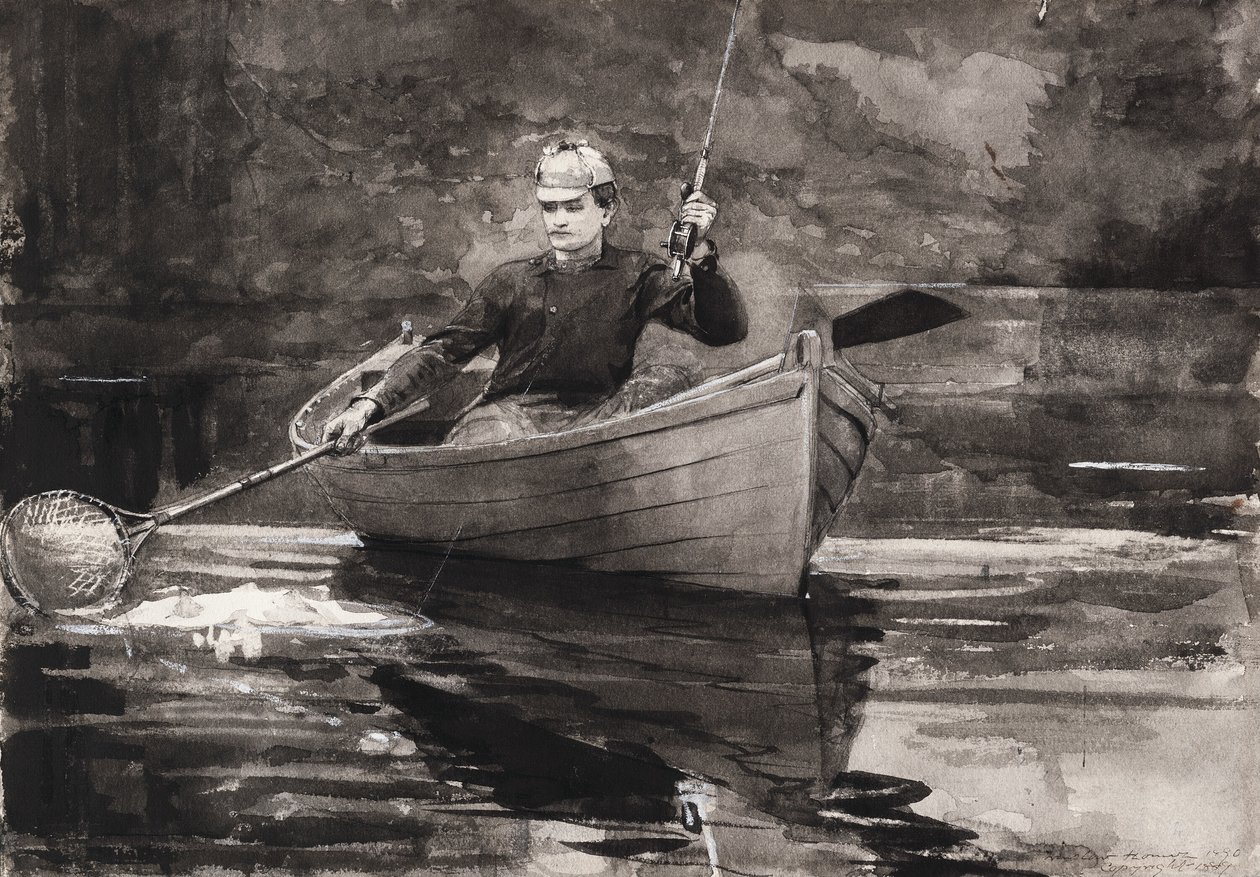 Netting the Fish by Winslow Homer