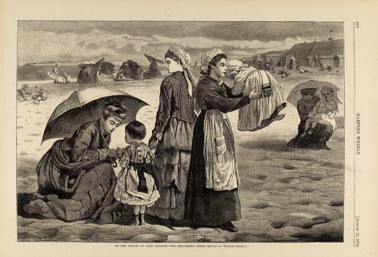 On the Beach at Long Branch: The Children