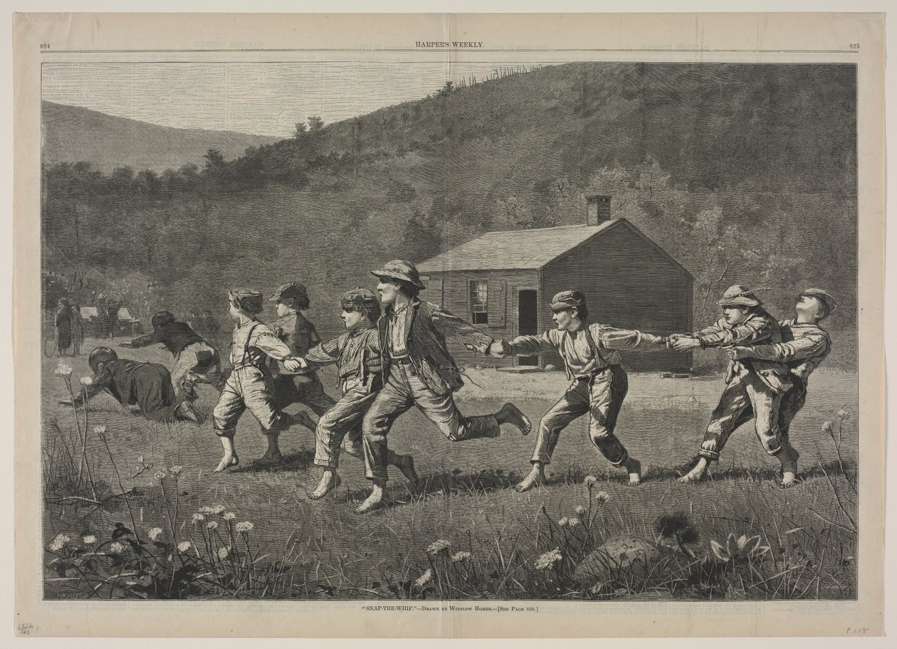 Snap-the-Whip by Winslow Homer