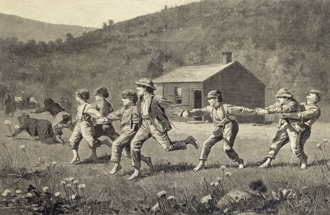 Snap the Whip by Winslow Homer