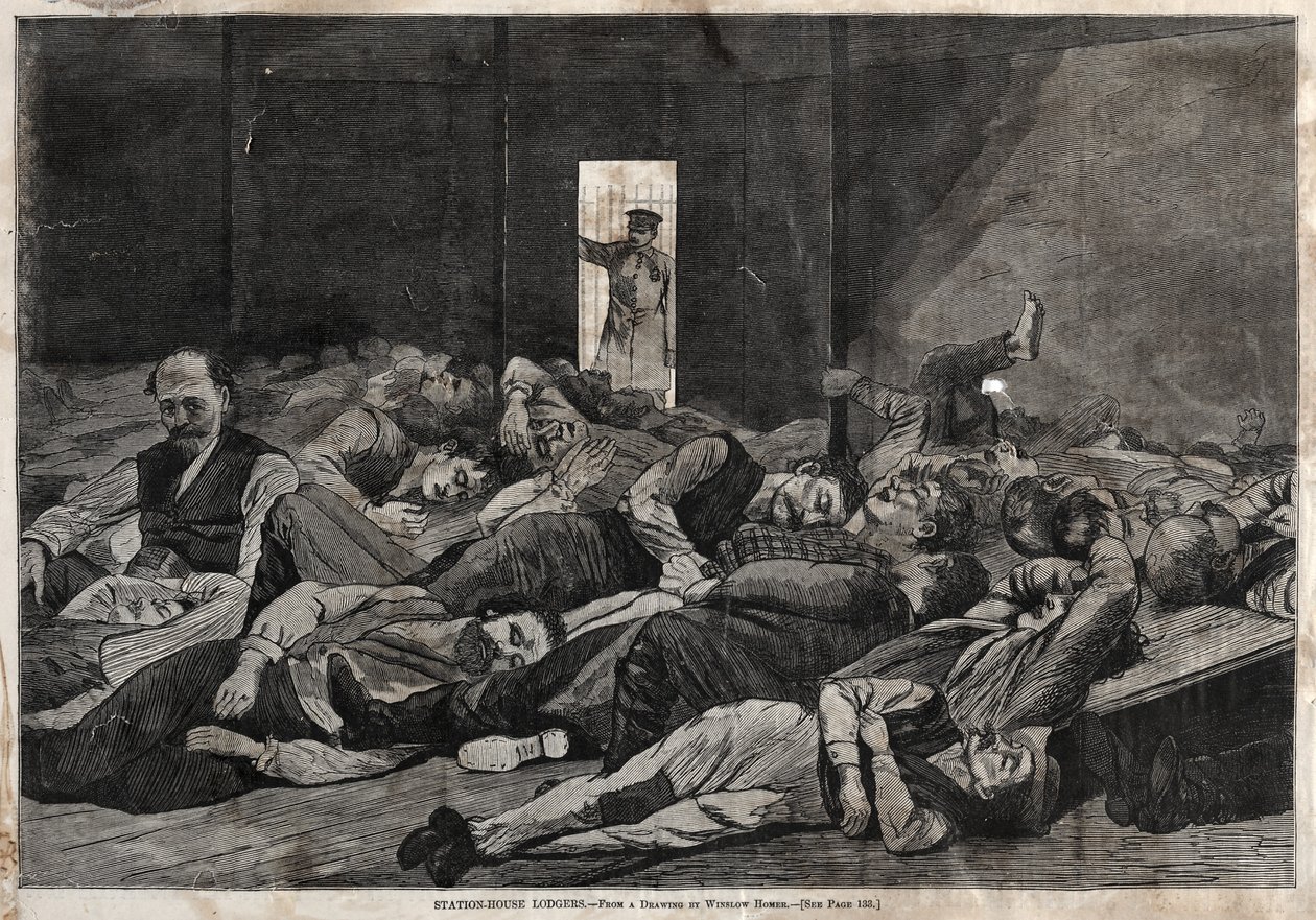 Station-House Lodgers by Winslow Homer