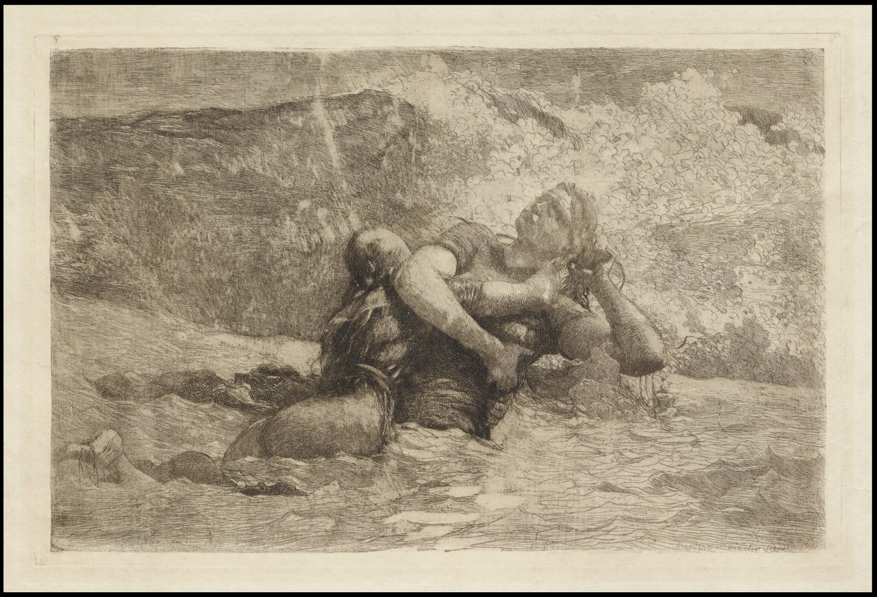 Study for Undertow by Winslow Homer
