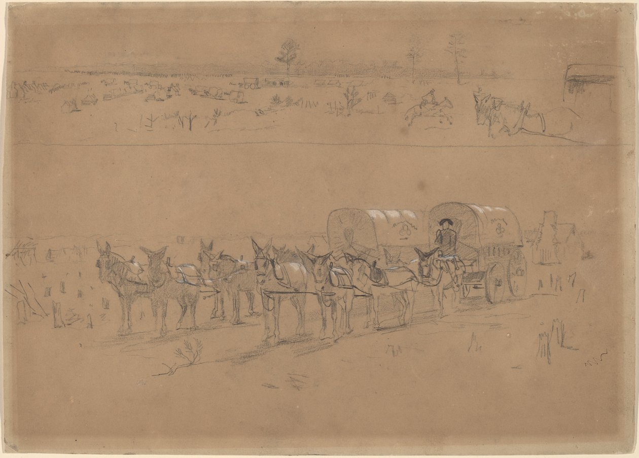 Supply Train by Winslow Homer