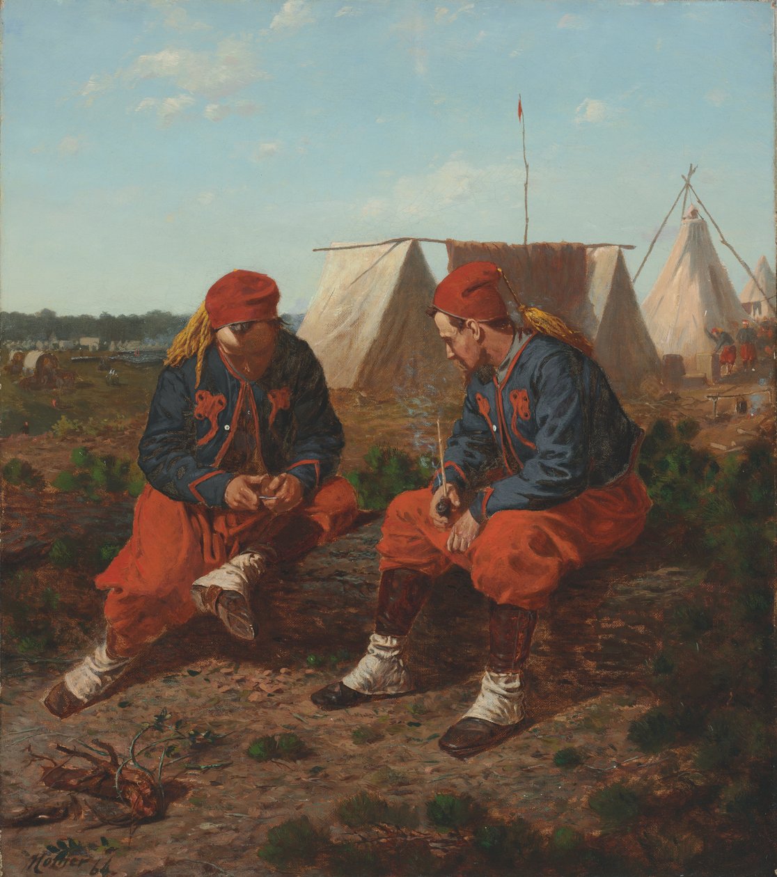 The Brierwood Pipe by Winslow Homer