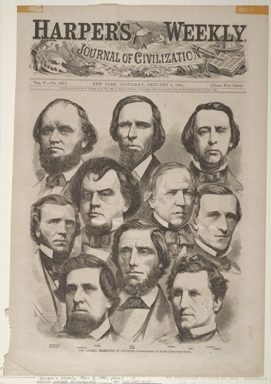 The Georgia Delegation in Congress by Winslow Homer