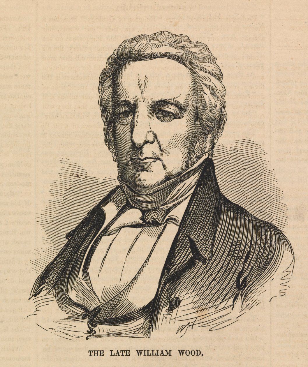 The Late William Wood, from Ballou