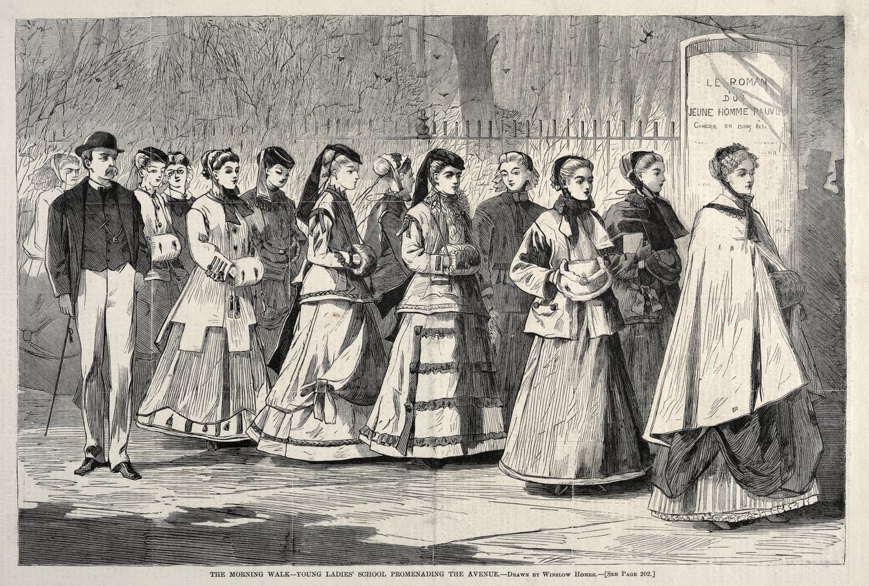 The Morning Walk - Young Ladies
