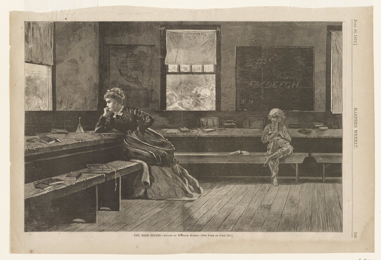 The Noon Recess by Winslow Homer
