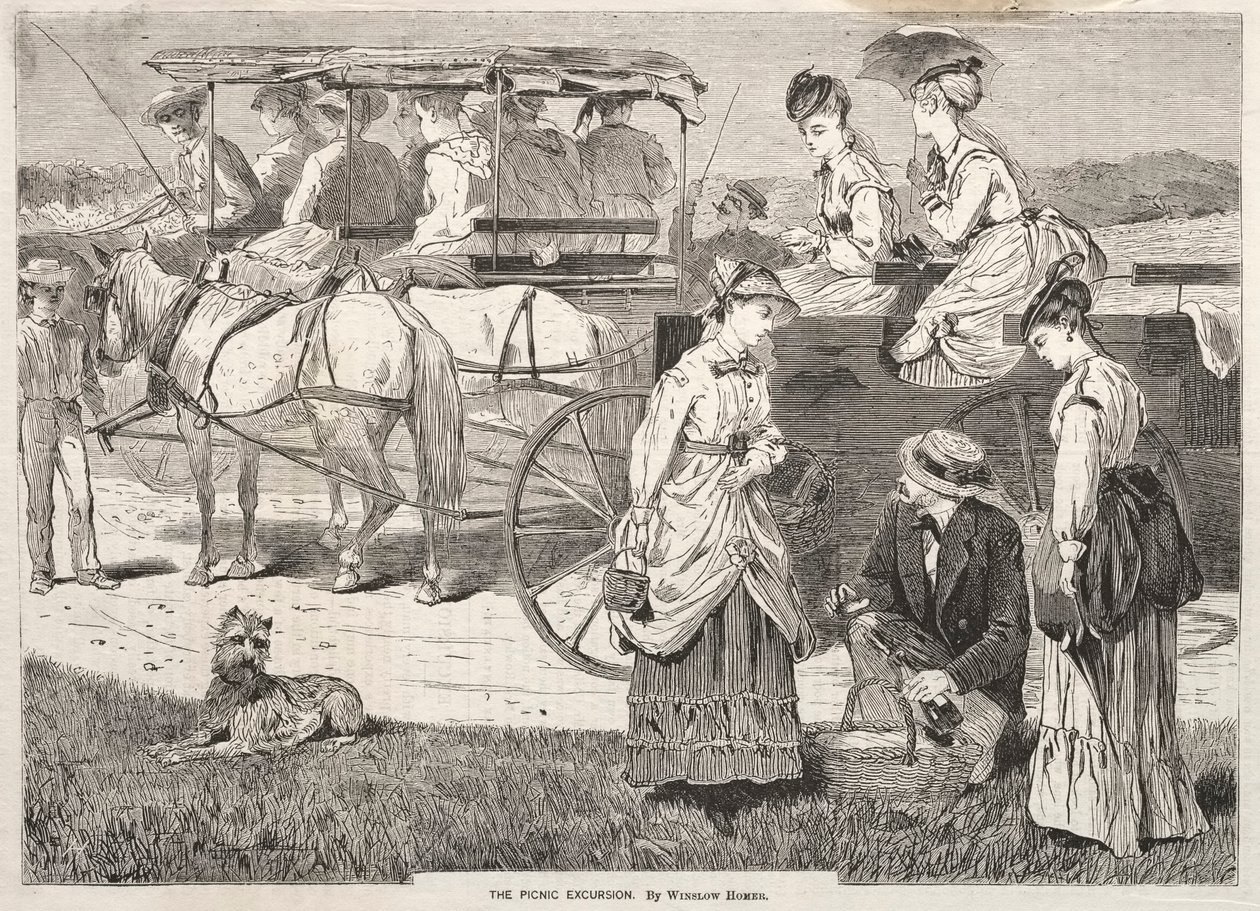 The Picnic Excursion by Winslow Homer
