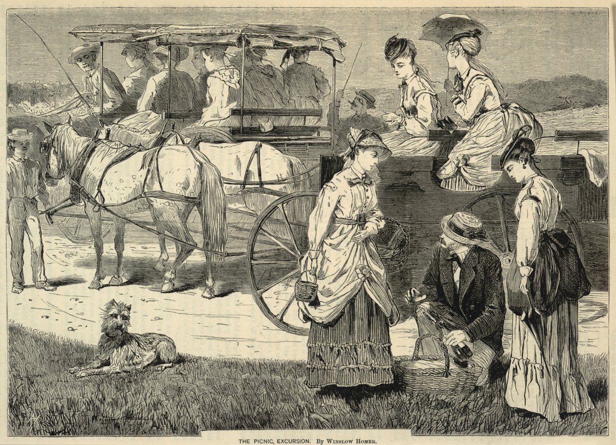 The Picnic Excursion by Winslow Homer