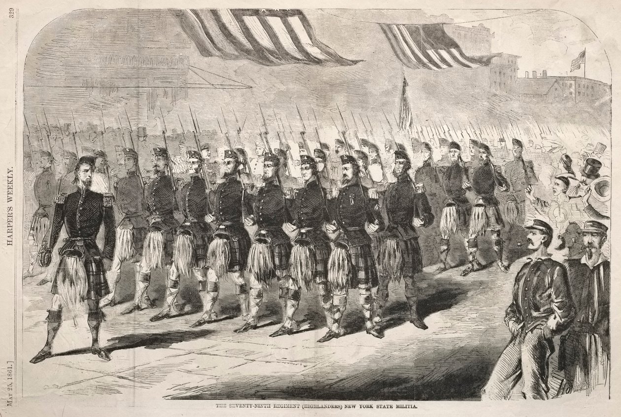 The Seventy-Ninth Regiment Highlanders New York State Militia by Winslow Homer