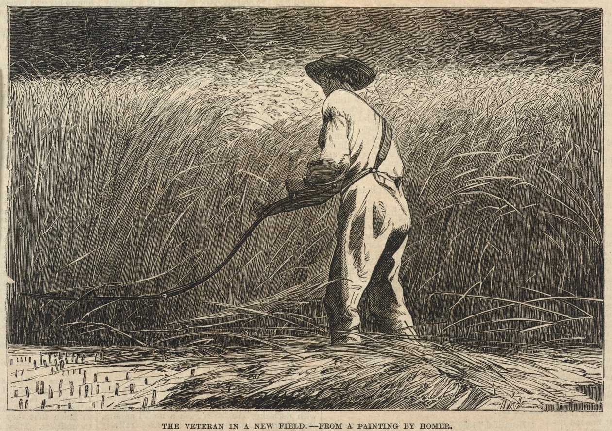 The Veteran in a New Field, from Frank Leslie
