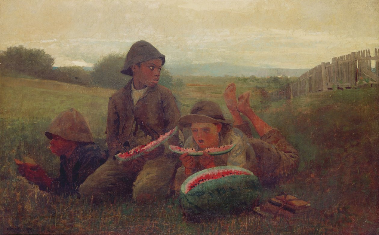 The Watermelon Boys, 1876 by Winslow Homer