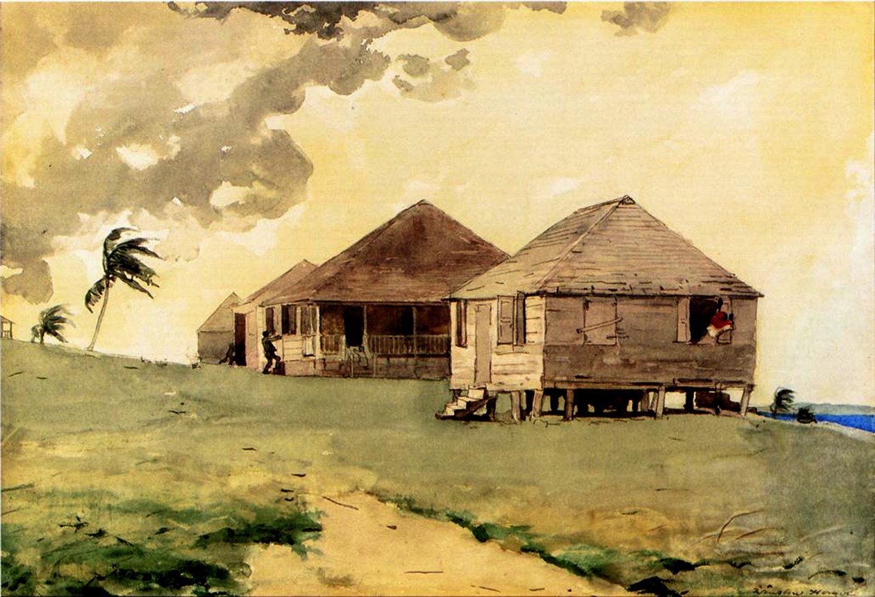 Upcoming Tornado, Bahamas by Winslow Homer
