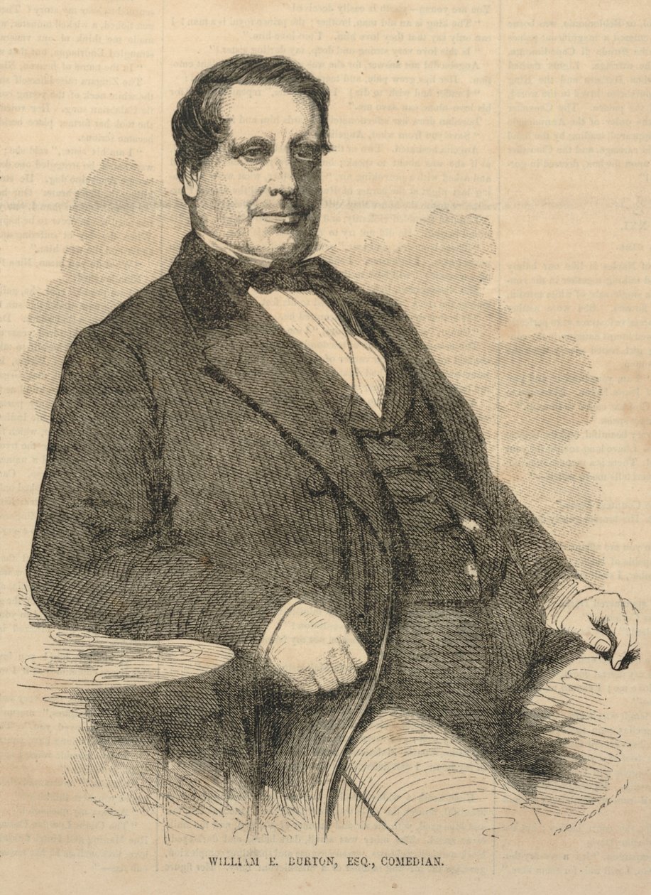William E. Burton, Esq., Comedian by Winslow Homer