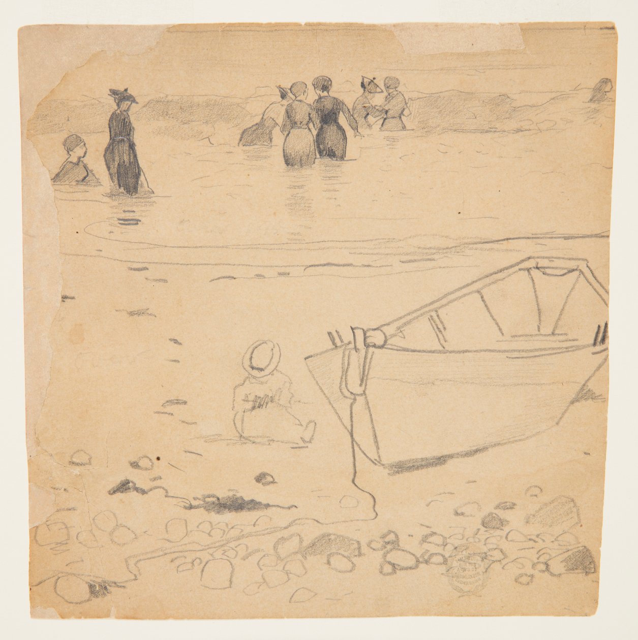 Women Surf Bathing by Winslow Homer
