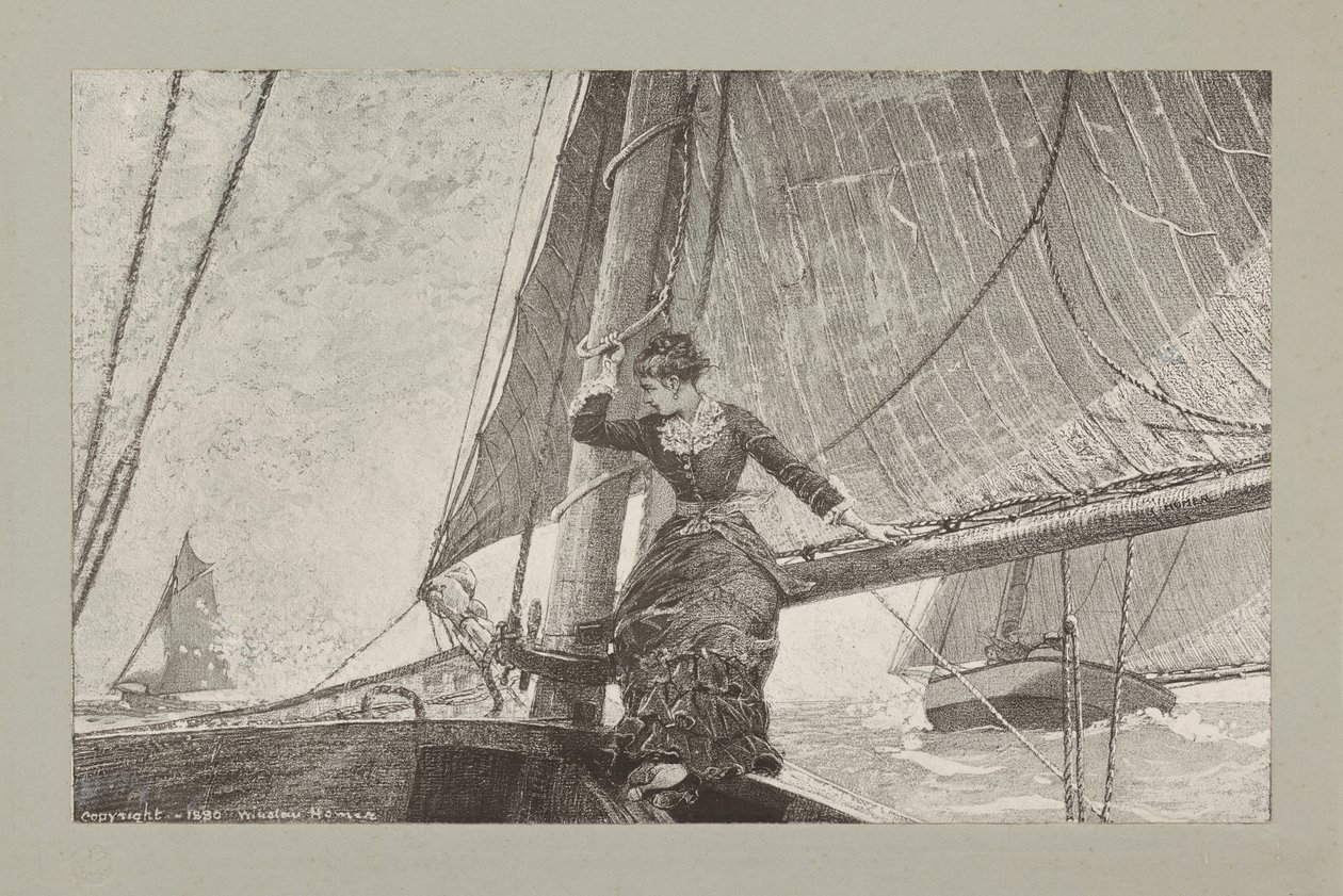 Yachting Girl by Winslow Homer