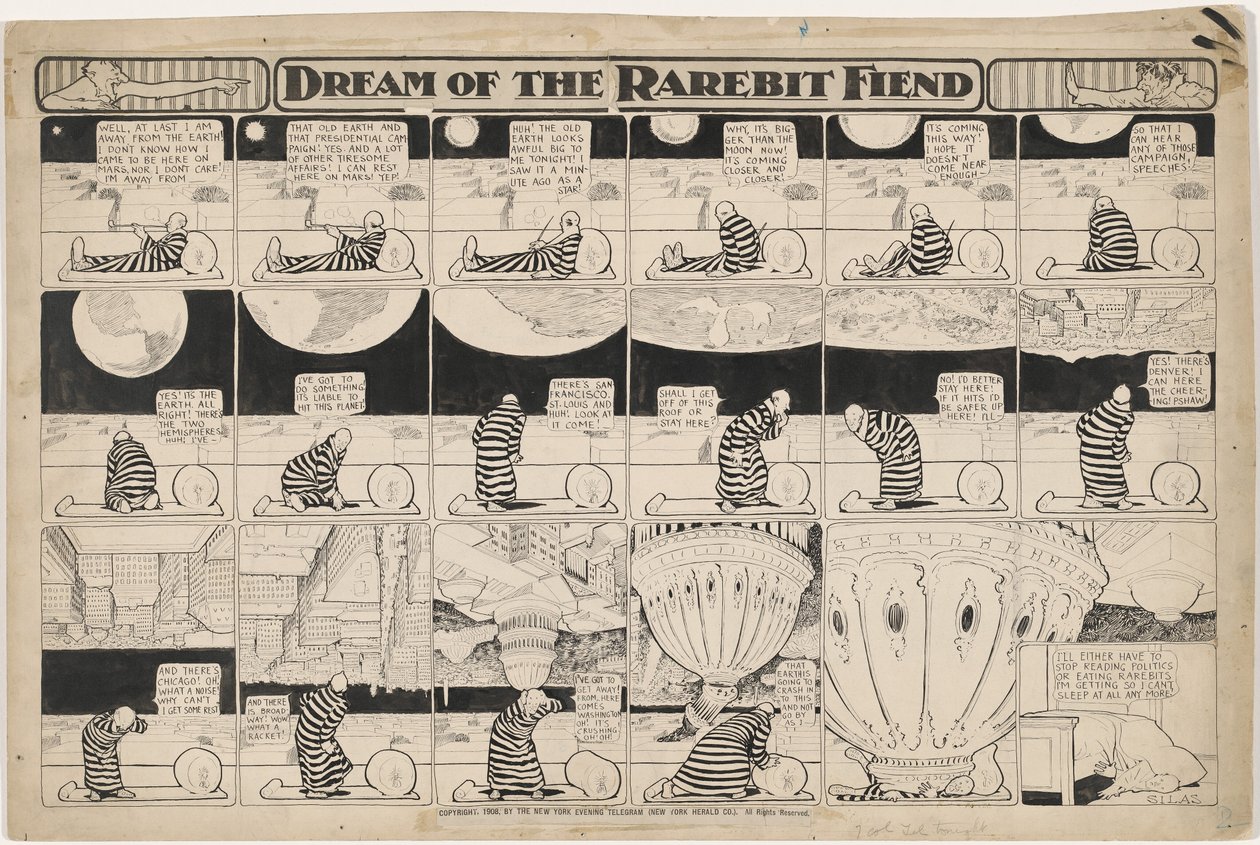 Dream of the Rarebit Fiend: Here Comes Washington by Winsor McCay