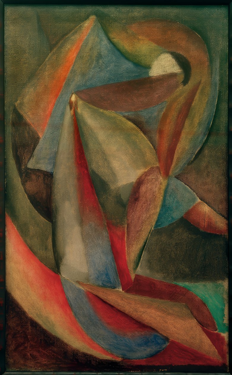 Wladimir Burljuk, The Dancer / Painting, around 1910 by Wladimir Burljuk