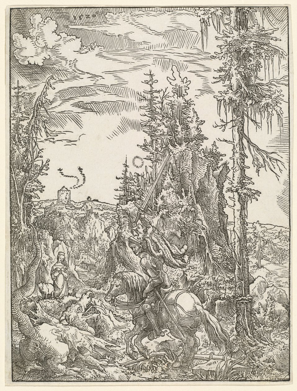 Saint George Killing the Dragon by Wolf Huber
