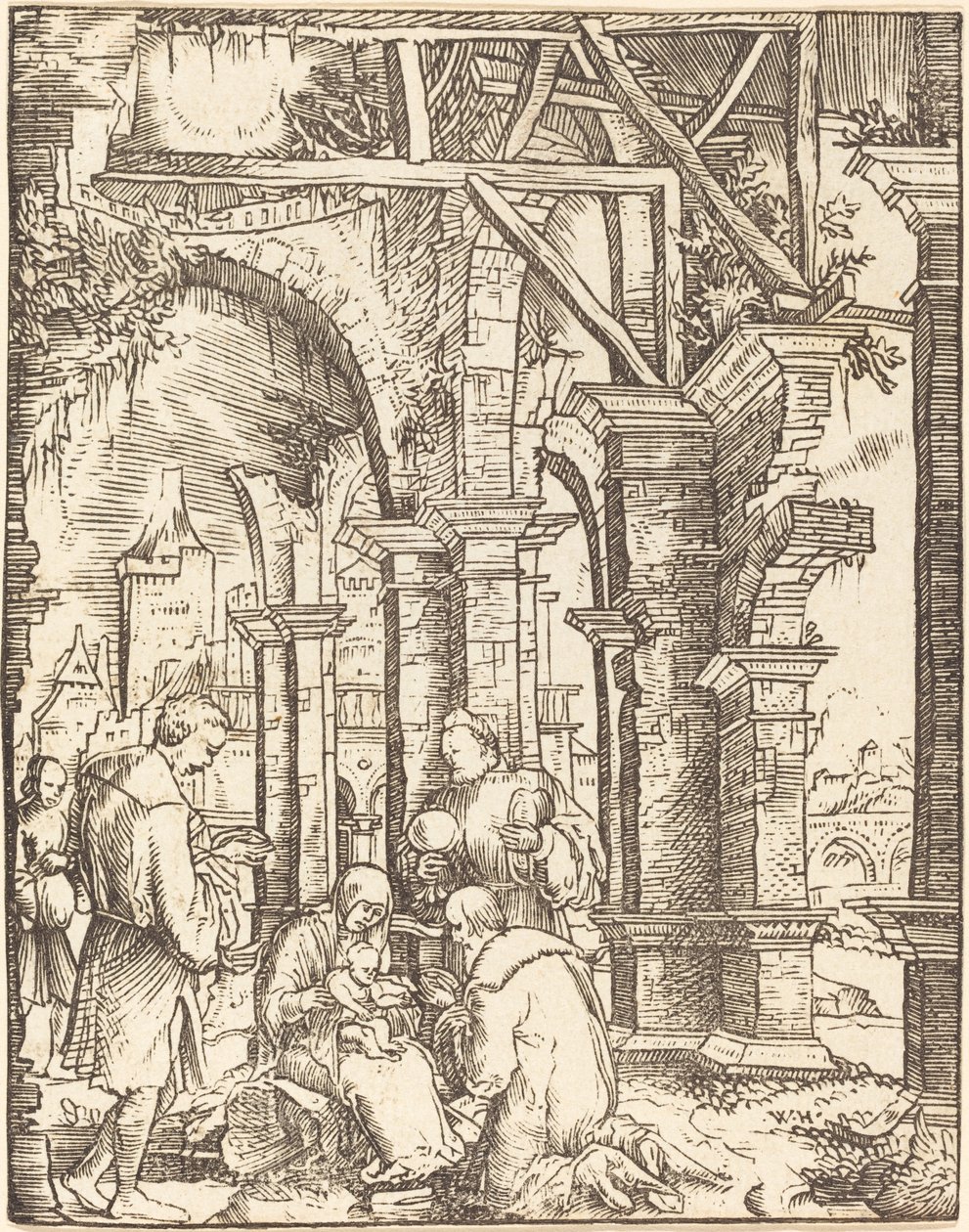 The Adoration of the Magi by Wolf Huber