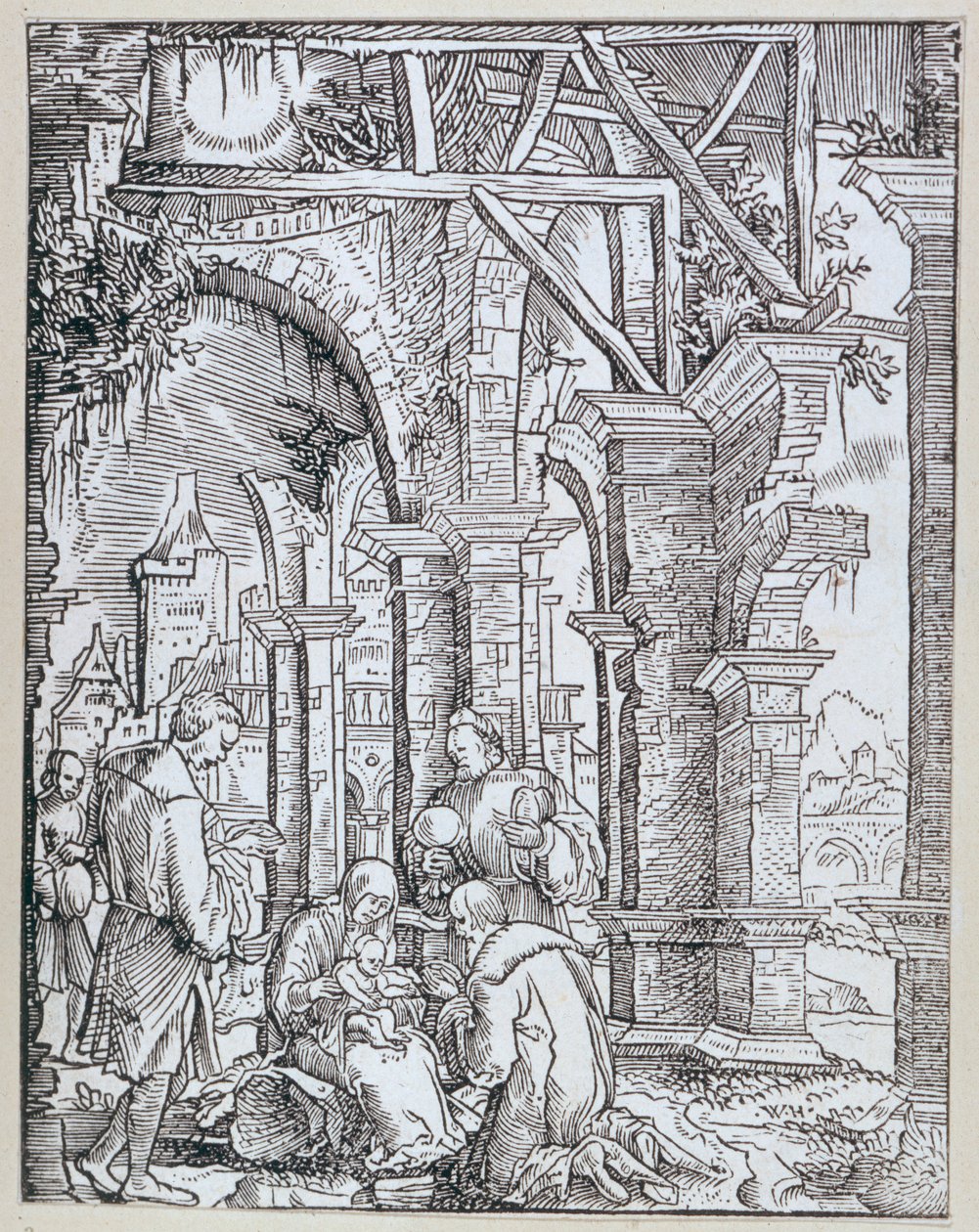 The Adoration of the Magi by Wolf Huber