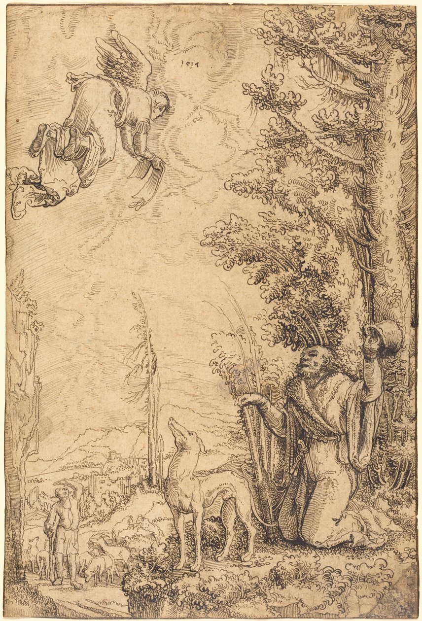The Annunciation to Joachim by Wolf Huber