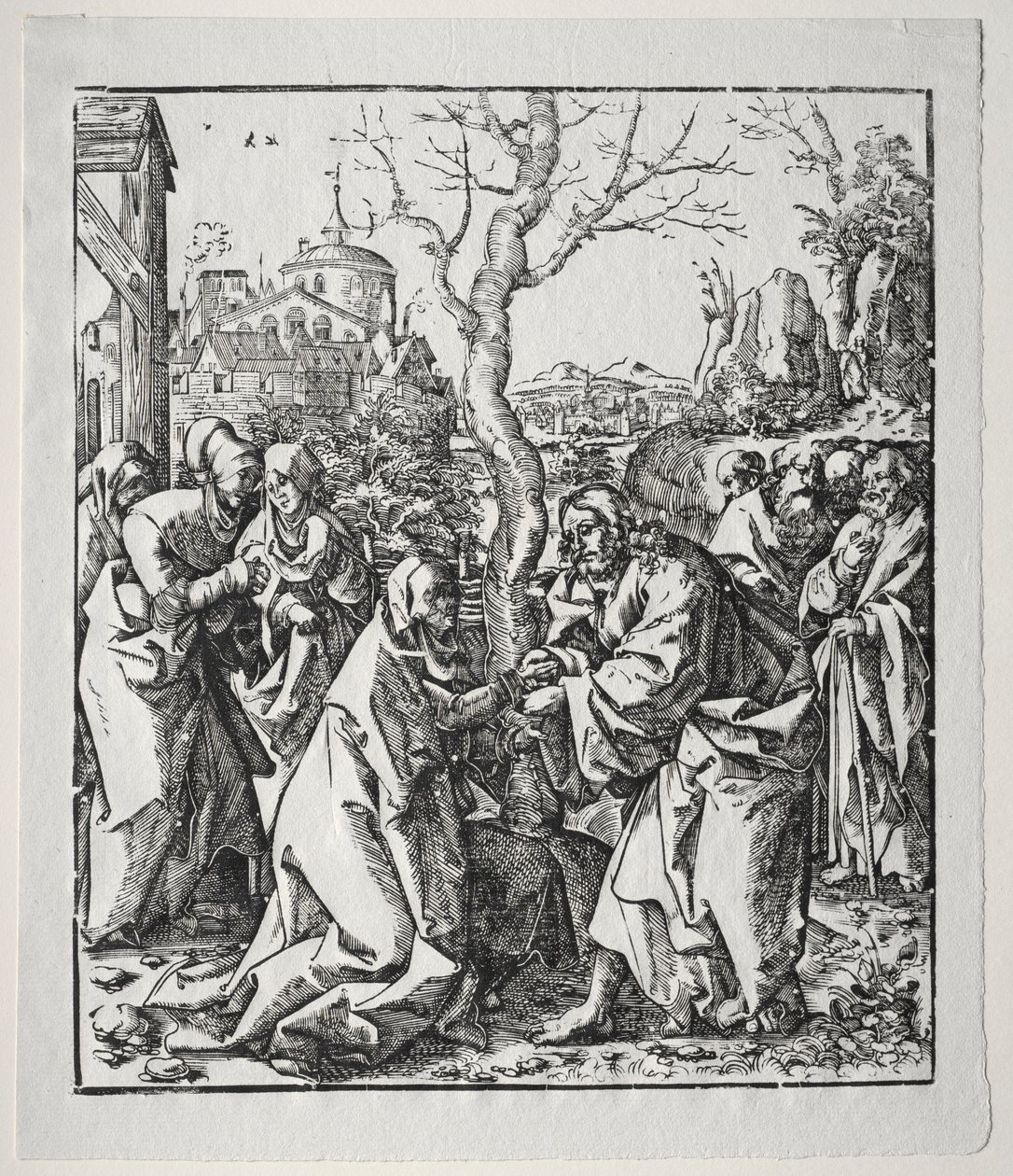Christ Taking Leave of His Mother by Wolf Traut