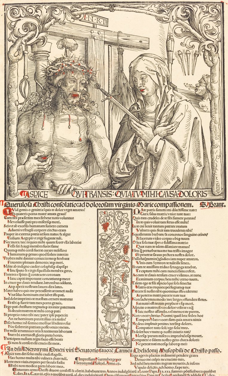 The Man of Sorrows and Mater Dolorosa by Wolf Traut